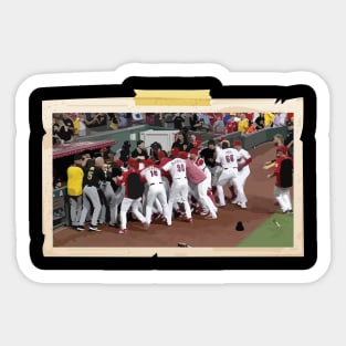 Puig brawl Sticker